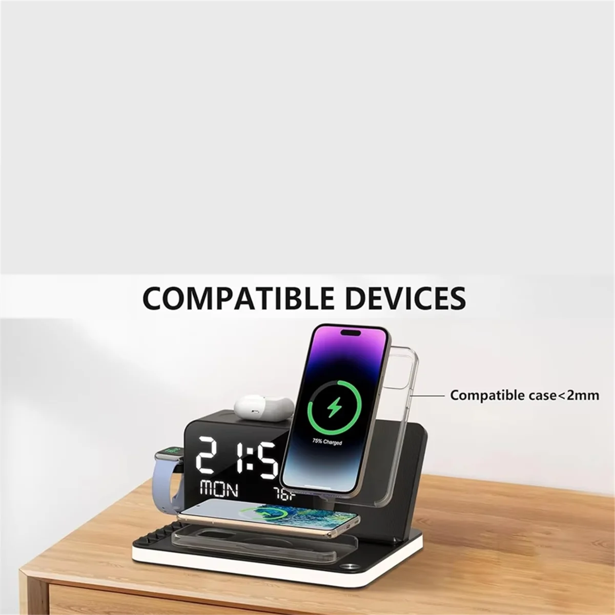 Zepolde 7 in 1 Wireless Charging Station