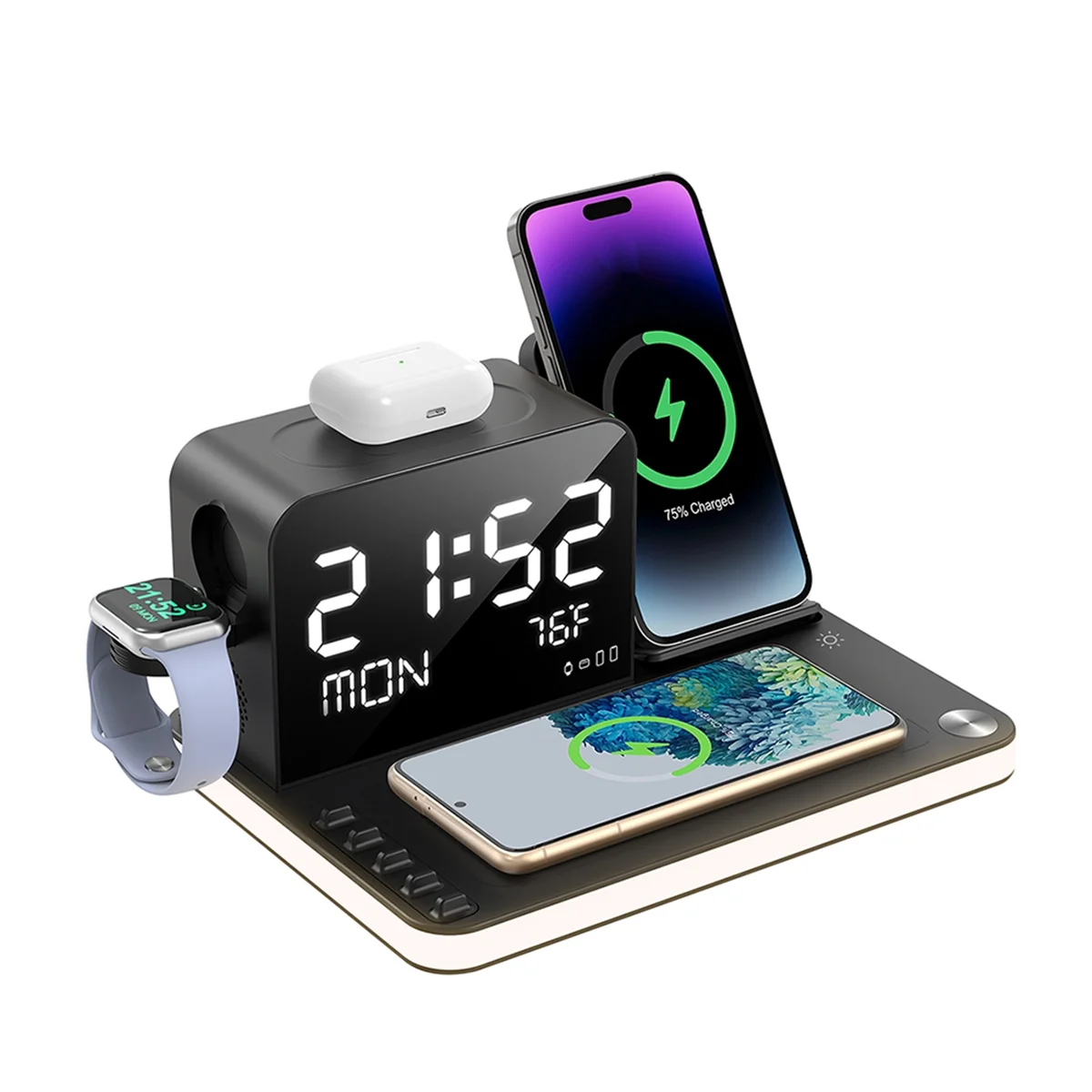 Zepolde 7 in 1 Wireless Charging Station