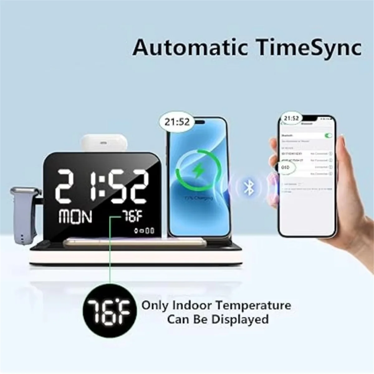 Zepolde 7 in 1 Wireless Charging Station