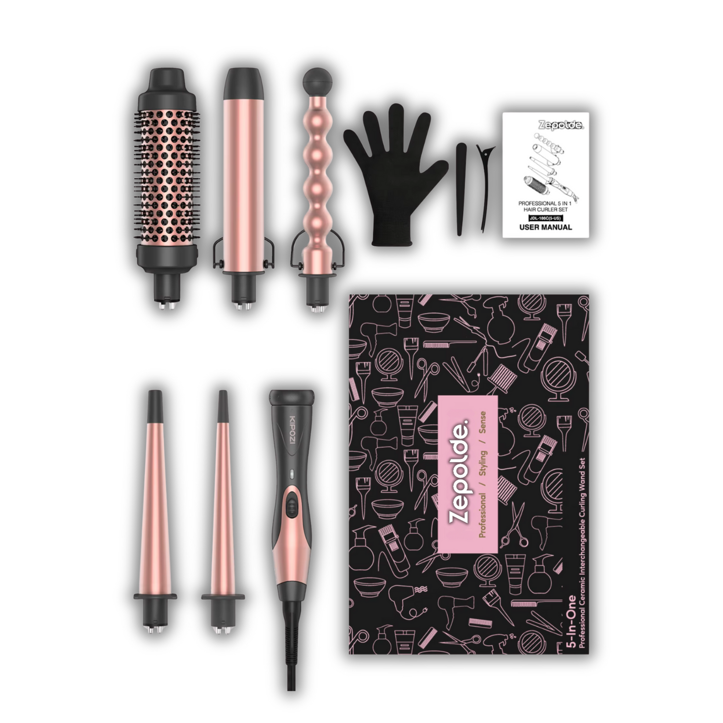 5-in-1 Professional Curling Iron