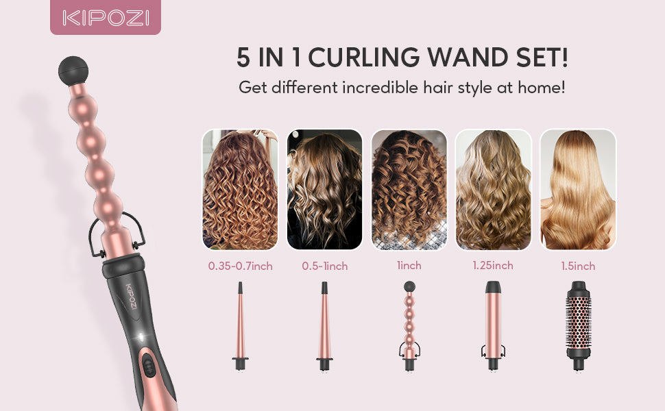 5-in-1 Professional Curling Iron