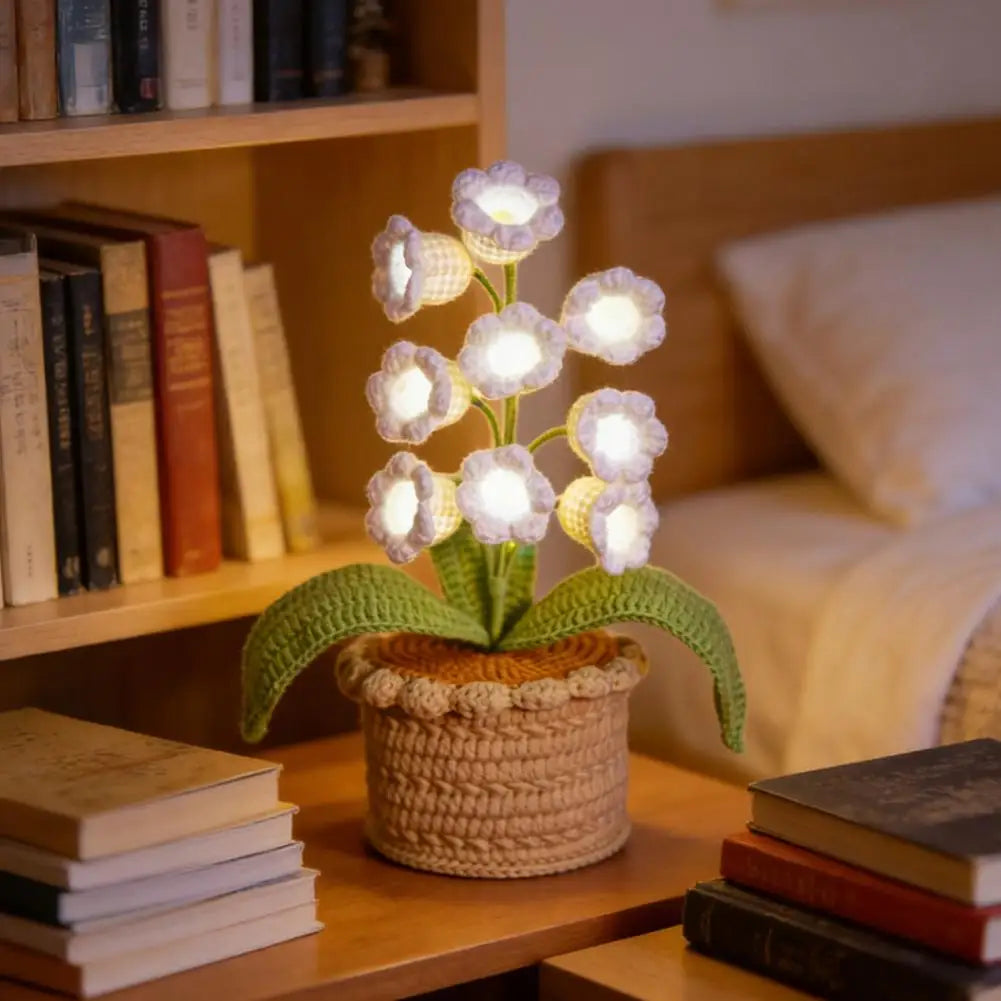HandMade - Lily Lamp Crochet Flower