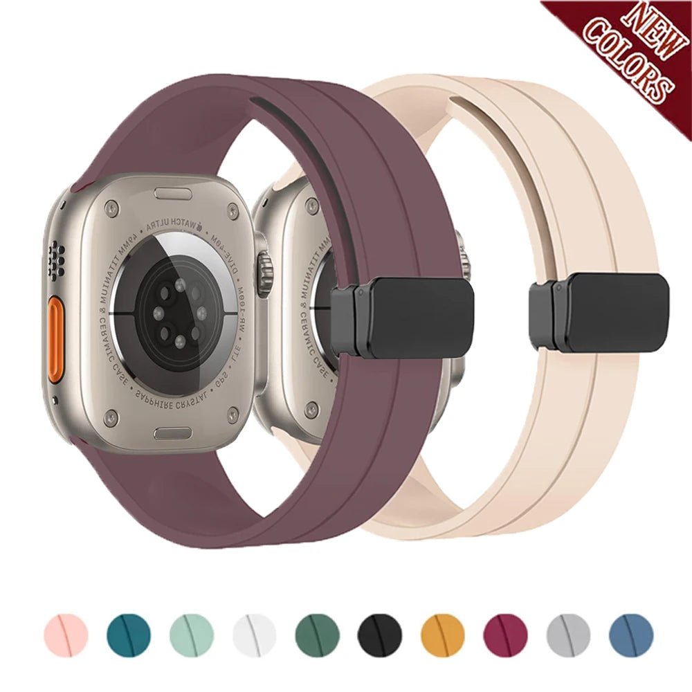 Silicone Strap For Apple iWatch Series 3-9