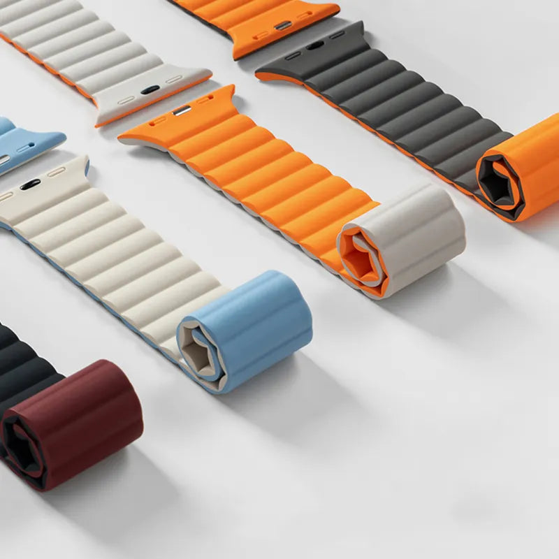 Silicone Magnetic strap Apple watch