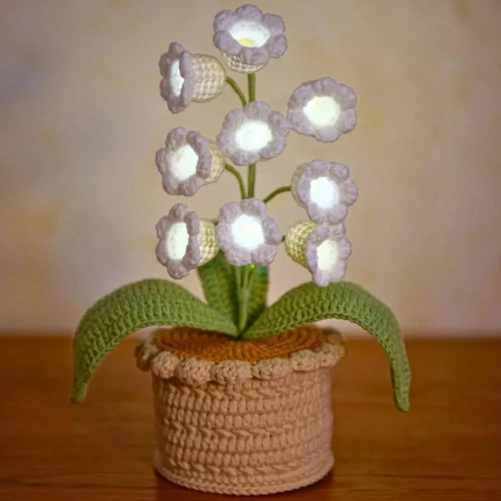 HandMade - Lily Lamp Crochet Flower