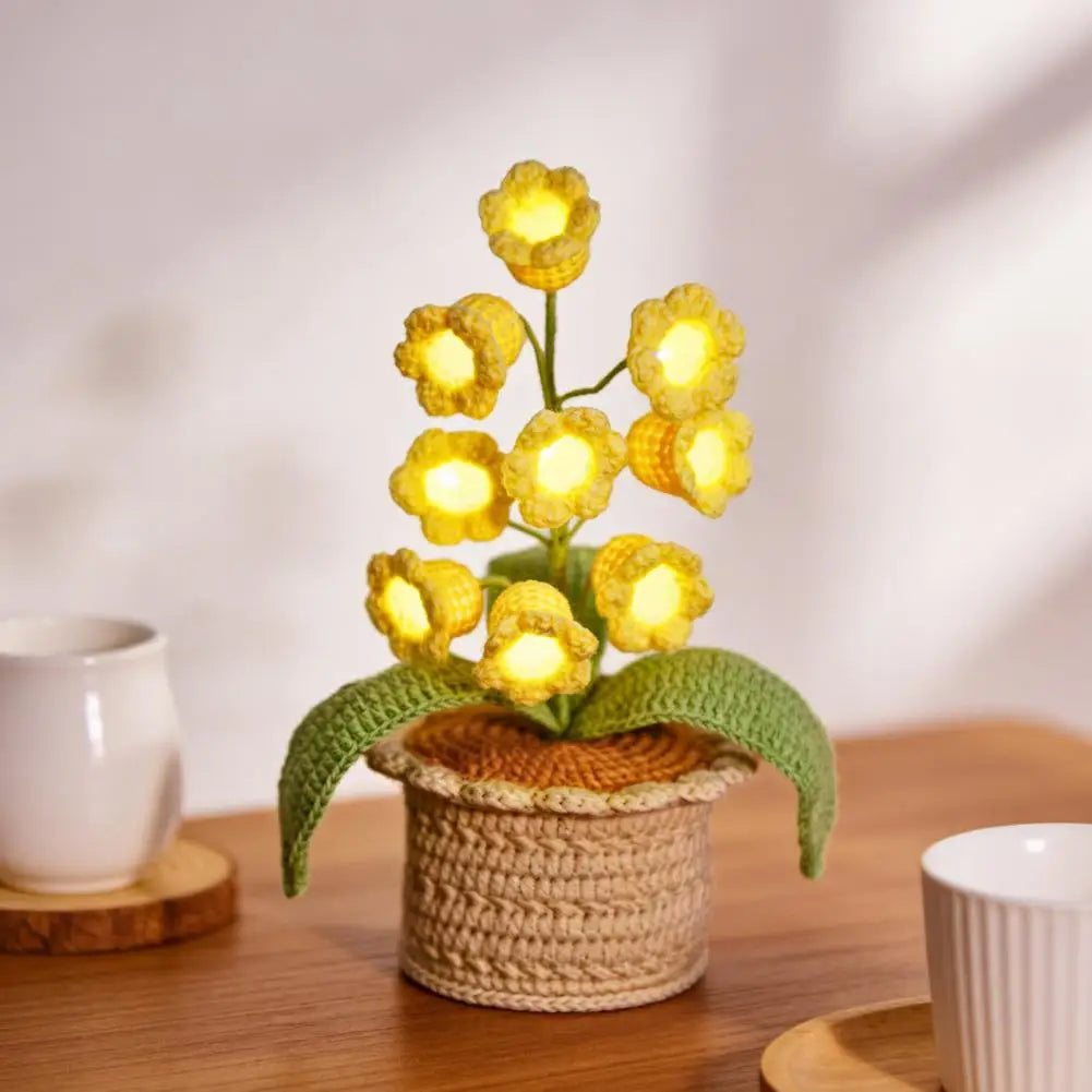 HandMade - Lily Lamp Crochet Flower