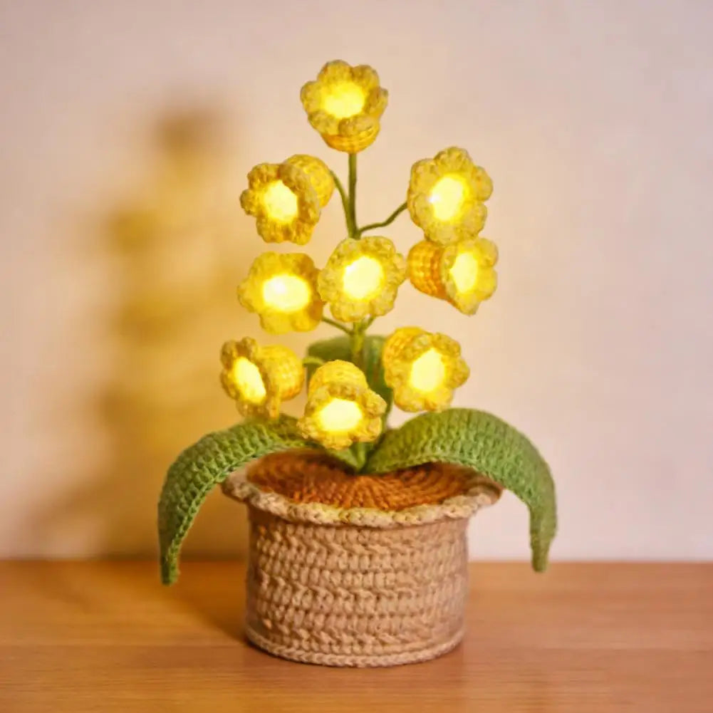 HandMade - Lily Lamp Crochet Flower