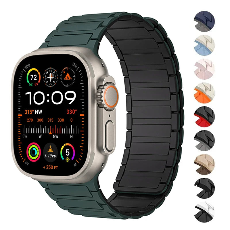 Magnetic Silicone iWatch Strap