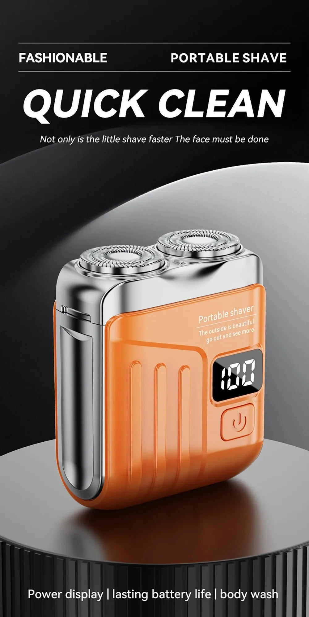 Mini Travel Electric Shaver