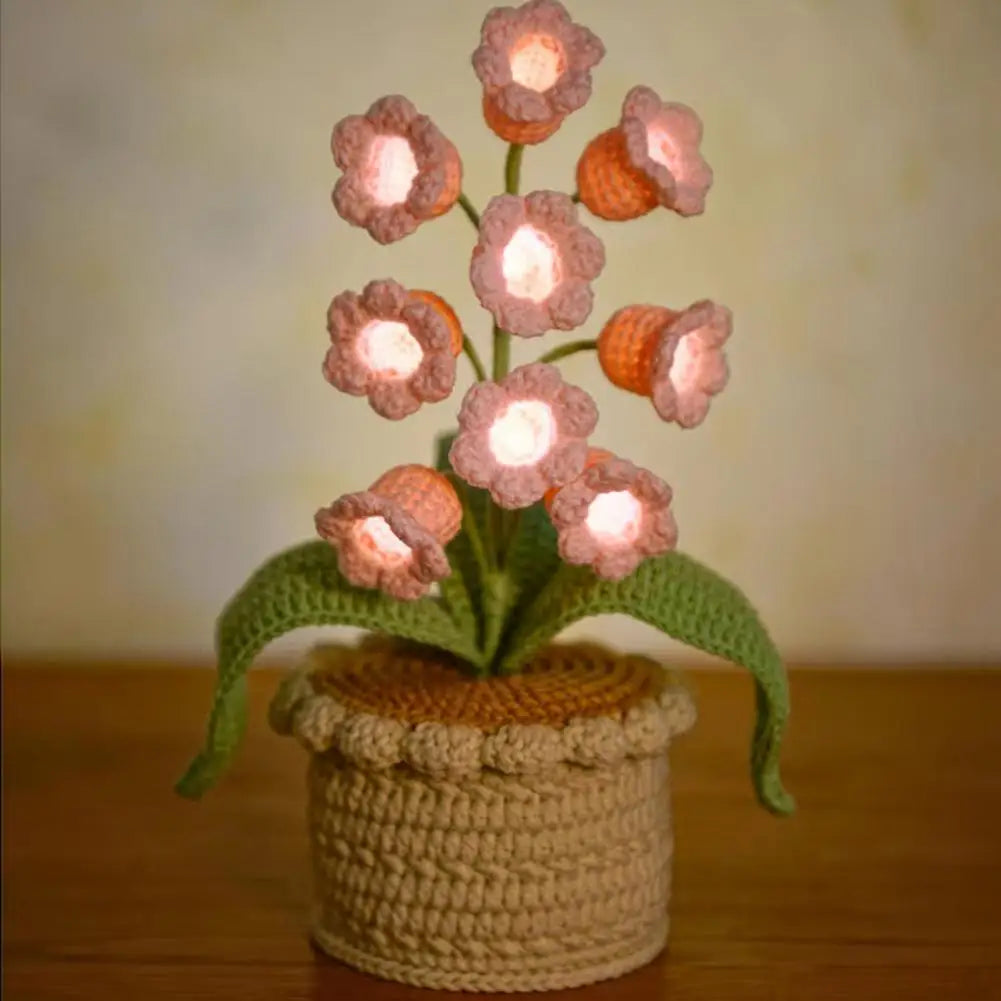 HandMade - Lily Lamp Crochet Flower