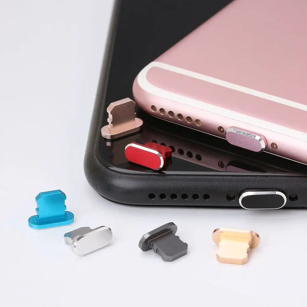 Anti Dust Metal Phone Plug Aluminium for Iphone