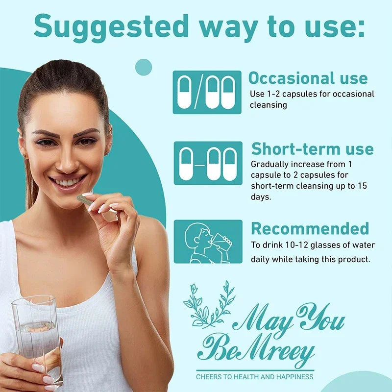 Gut and Colon Cleanse & Detox for Weight Loss-15 Day Quick Cleanser