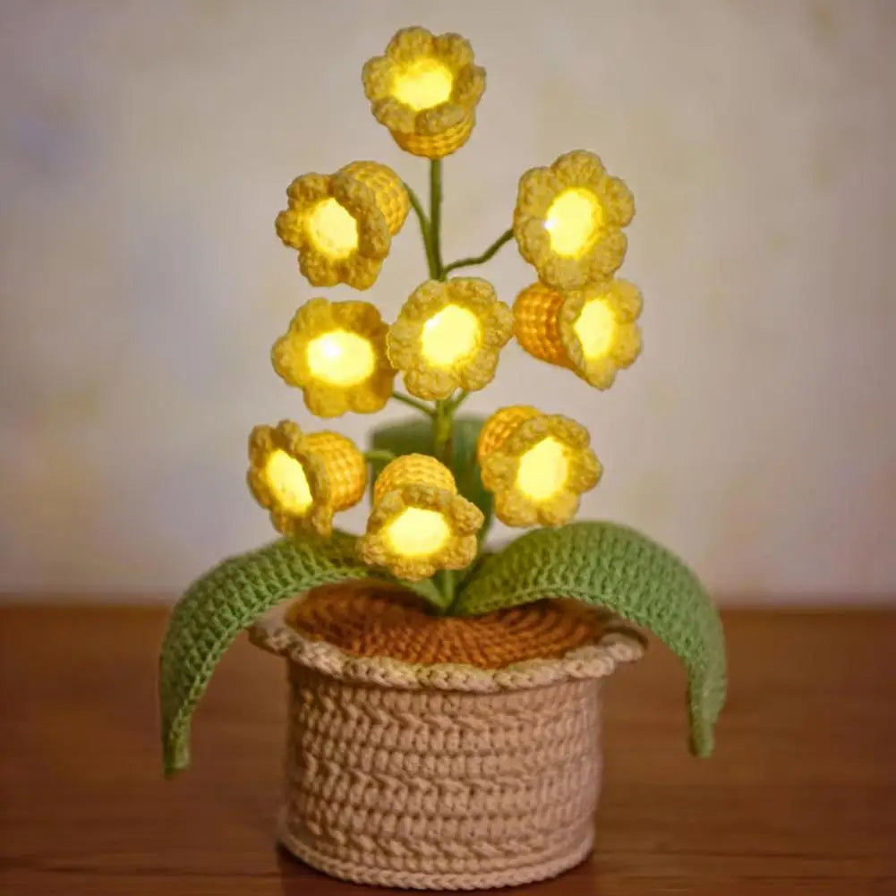 HandMade - Lily Lamp Crochet Flower