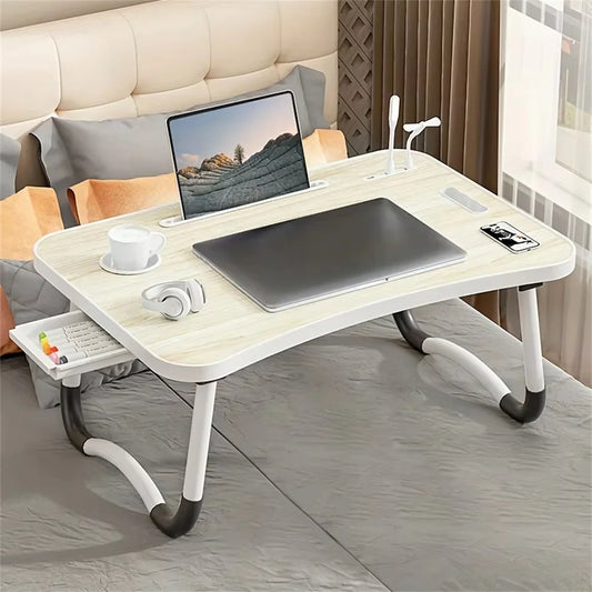 Portable Foldable Laptop Table - Bed Desk