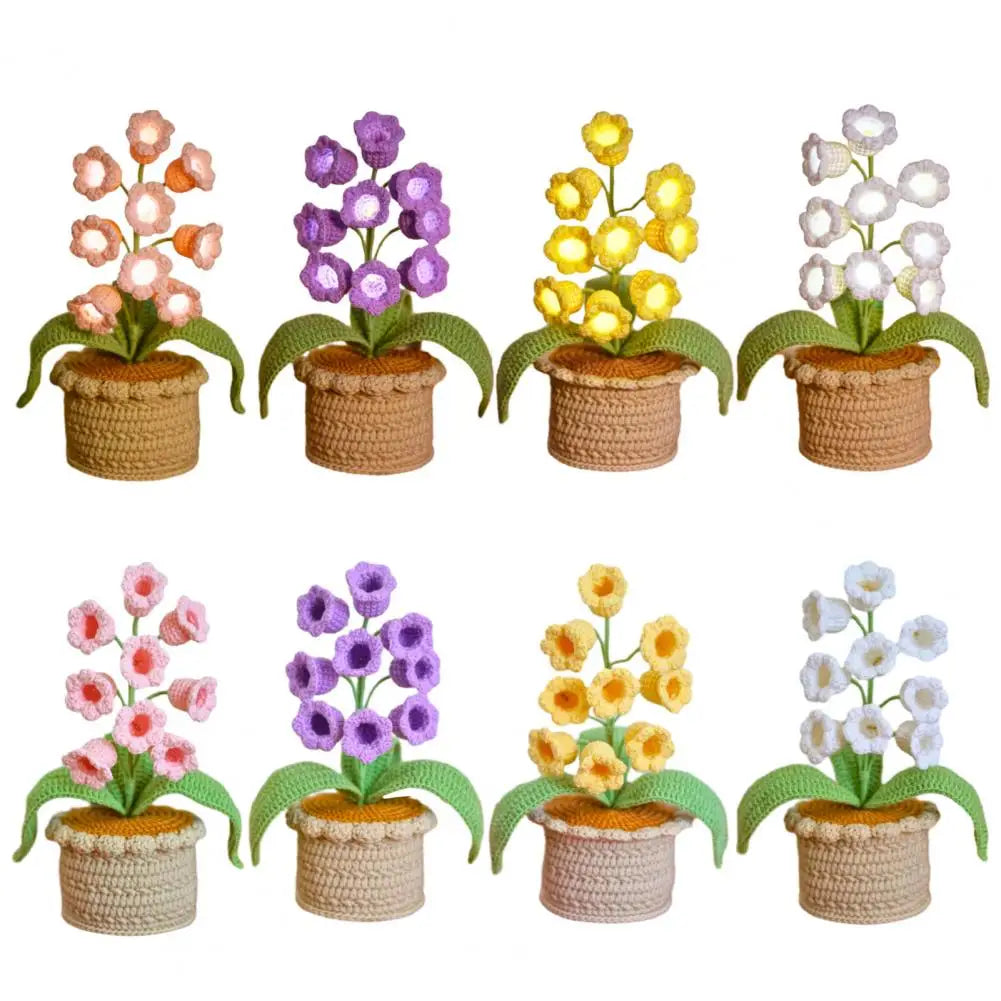 HandMade - Lily Lamp Crochet Flower