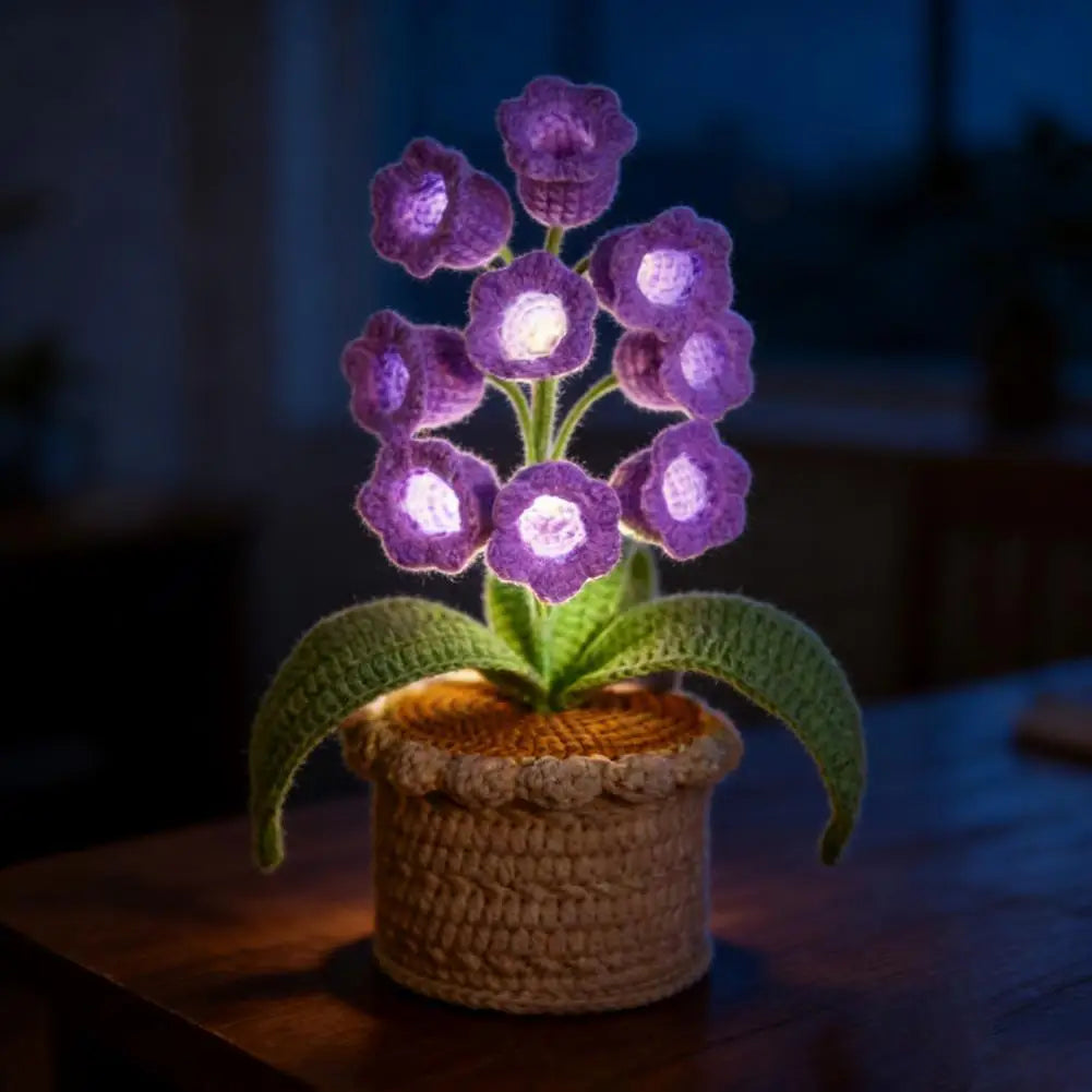 HandMade - Lily Lamp Crochet Flower