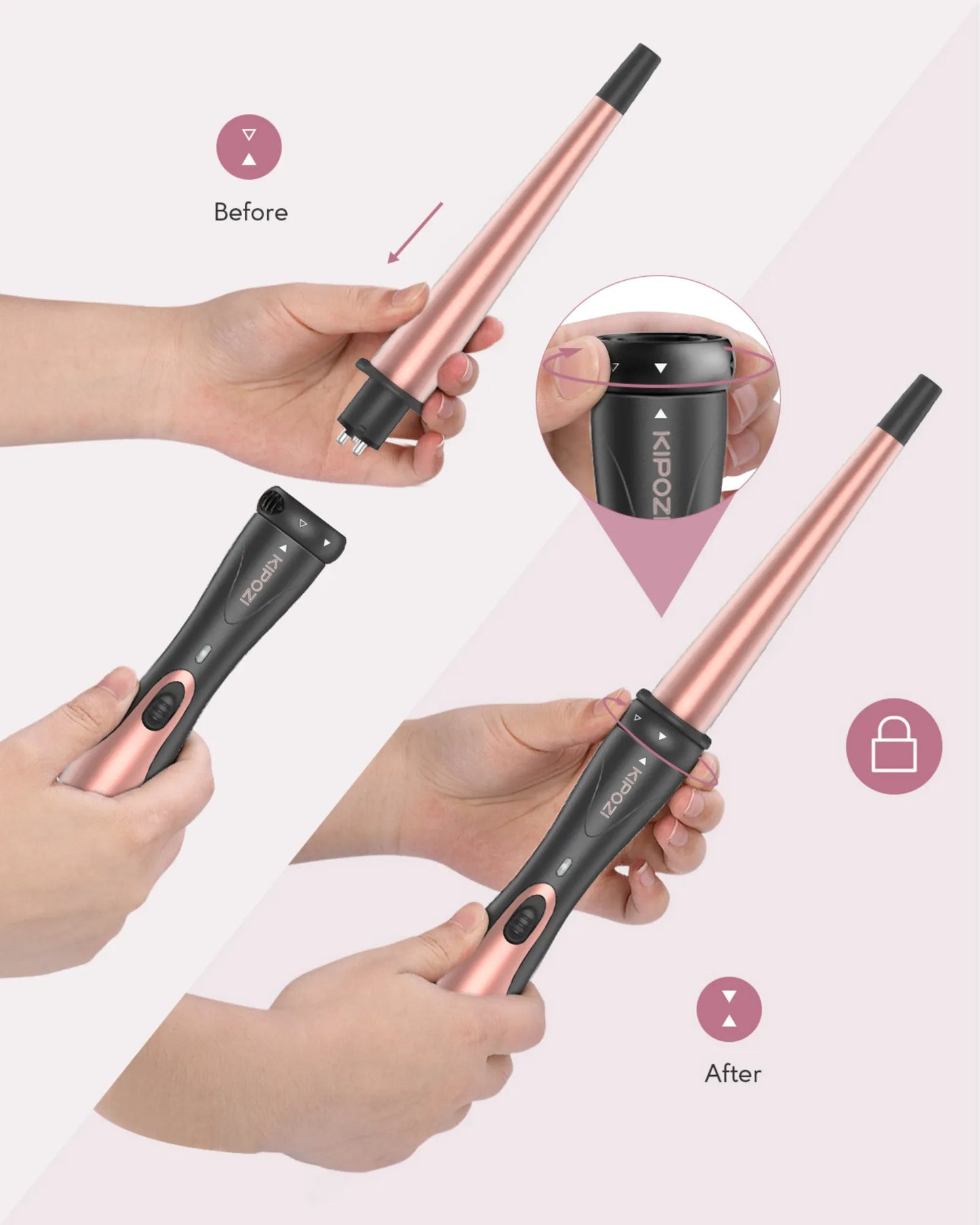 5-in-1 Professional Curling Iron