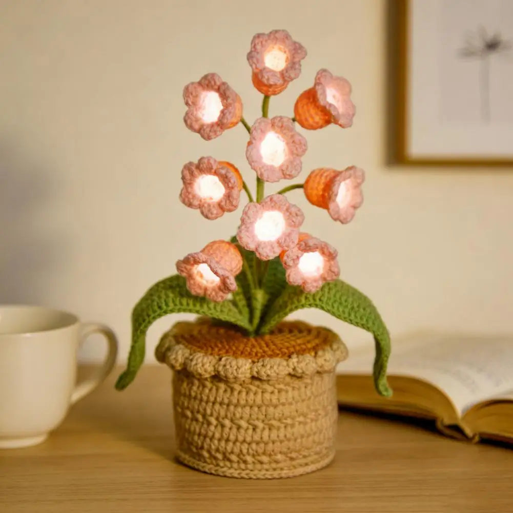 HandMade - Lily Lamp Crochet Flower